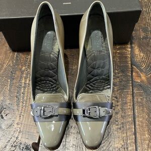 Gucci heels smoke grey 8+ authentic